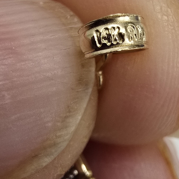 Elegant Gold and Black Cross Pendant - Picture 4 of 7